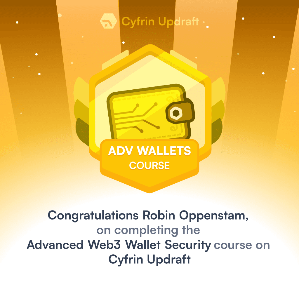 Advanced Web3 Wallet Security Certificate